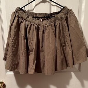 Free People Brown Skater Skirt